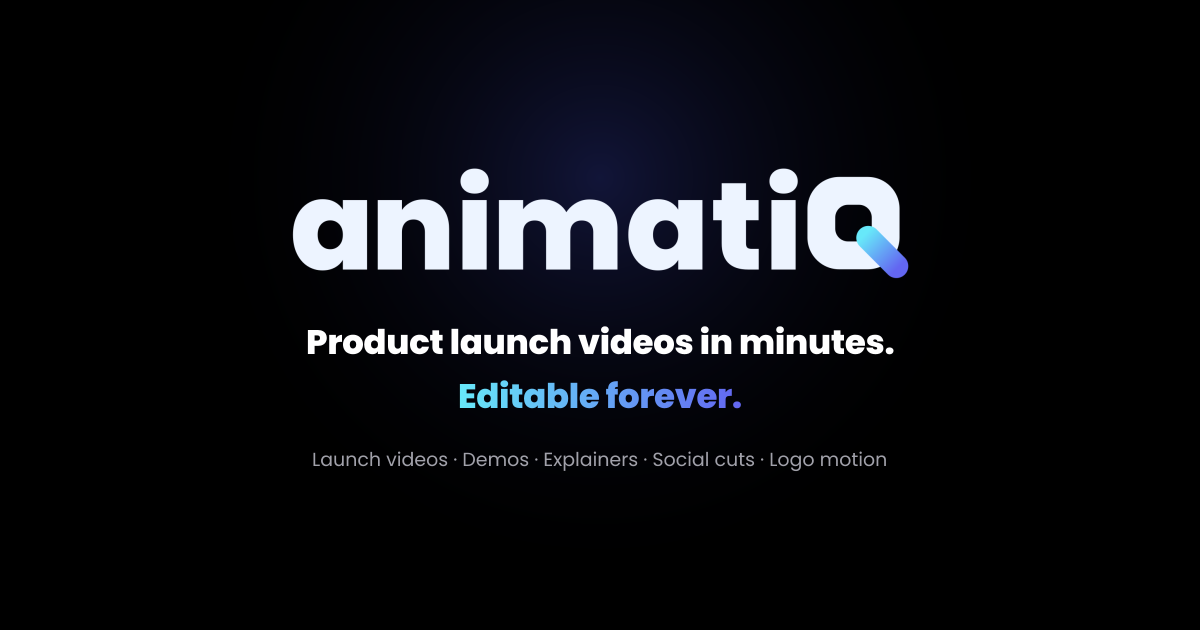 Made our launch video with our own tool from a one line prompt. roast it